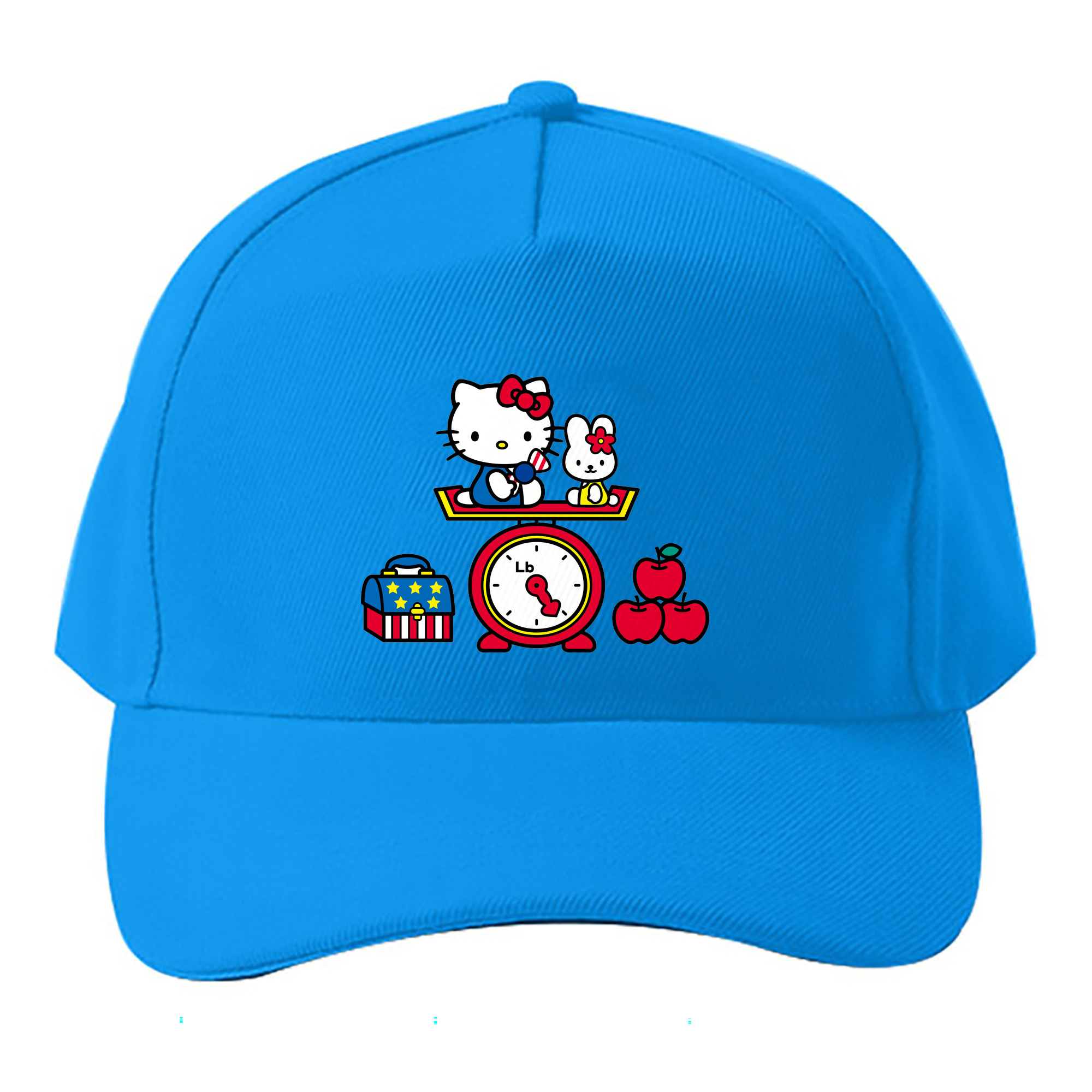 （画像用） Hello Kitty ハローキティ ベースボールキャップ 綿100％ 男女兼用 帽子 スポーツ